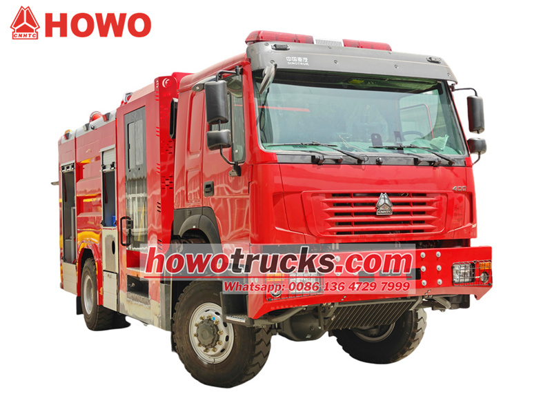 HOWO 4x4 offroad fire fighting truck HOWO 4x4 offroad fire fighting truck