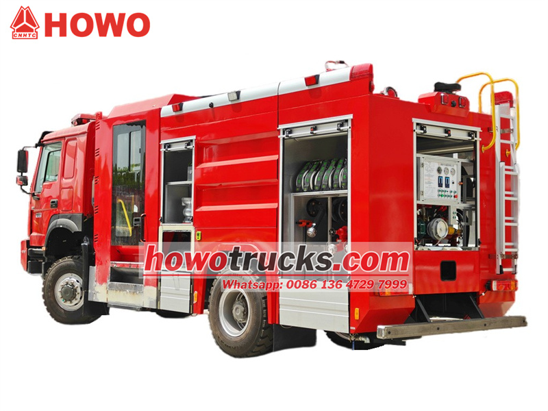 HOWO 4x4 offroad foam fire truck HOWO 4x4 offroad foam fire truck