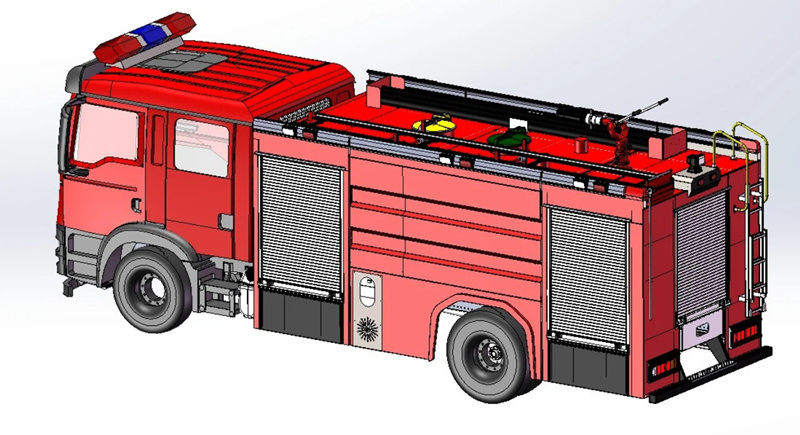 HOWO pumper fire truck drawing HOWO pumper fire truck drawing