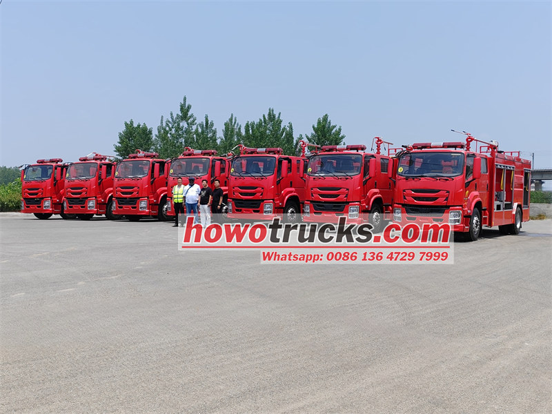 ISUZU GIGA 4X dry powder fire truck export ISUZU GIGA 4X dry powder fire truck export