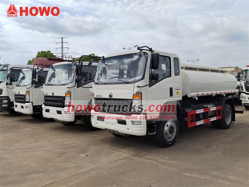 HOWO oil tank trucks exported