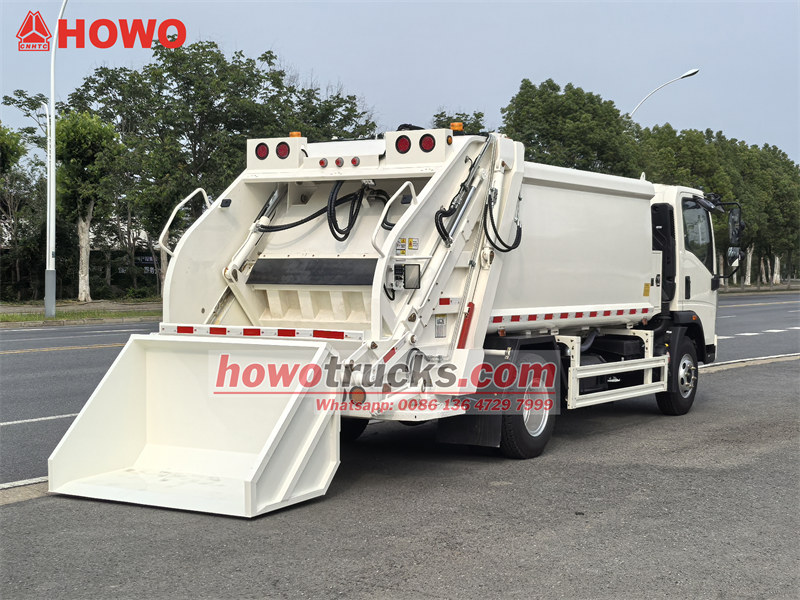 HOWO 8CBM garbage compactor vehicle