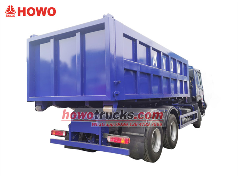 HOWO 6x4 Roll Arm garbage Truck