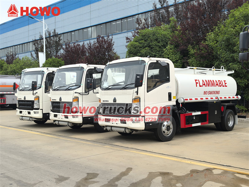 HOWO oil tanker truck for export HOWO fuel tanker truck for export