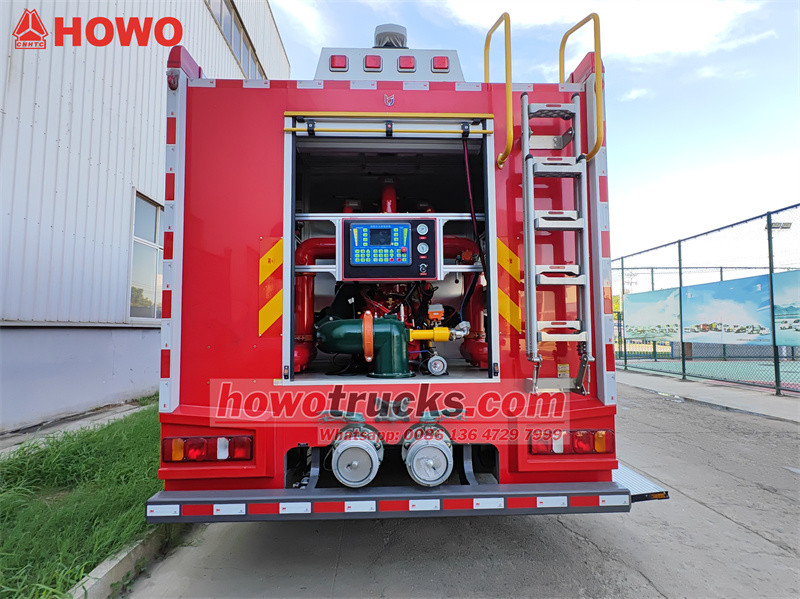 HOWO 8X4 20m³ fire rescue foam tank truck 