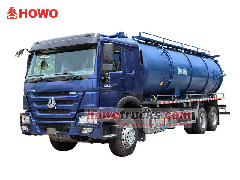 HOWO 20CBM vacuum tank truck HOWO 20CBM vacuum tank truck