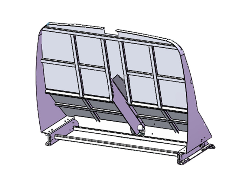 HOWO refuse compactor truck drawing