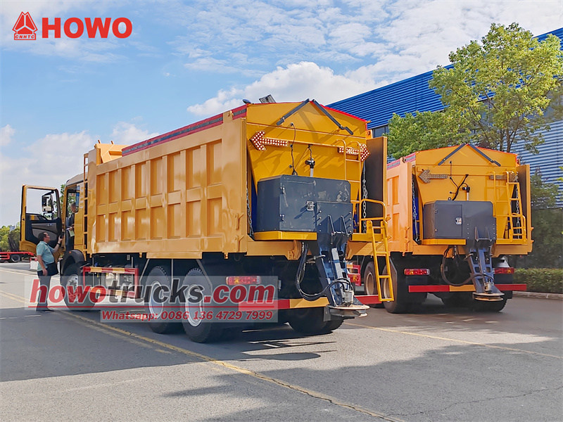3 UNITS HOWO TX350 6x4 multi-function snowplow 