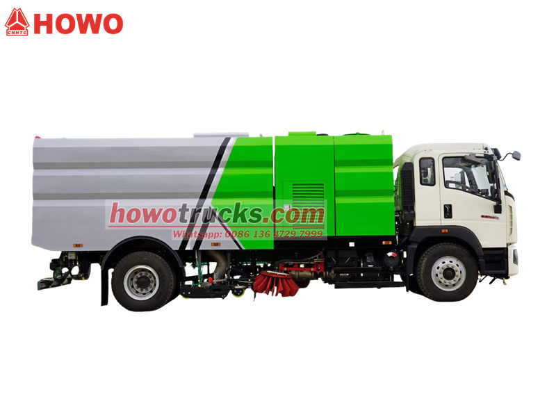 Howo cleaning sweeper truck