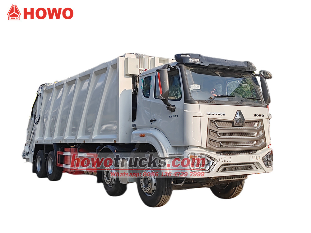 Nigeria Sinotruk Howo 30cbm refuse compactor truck