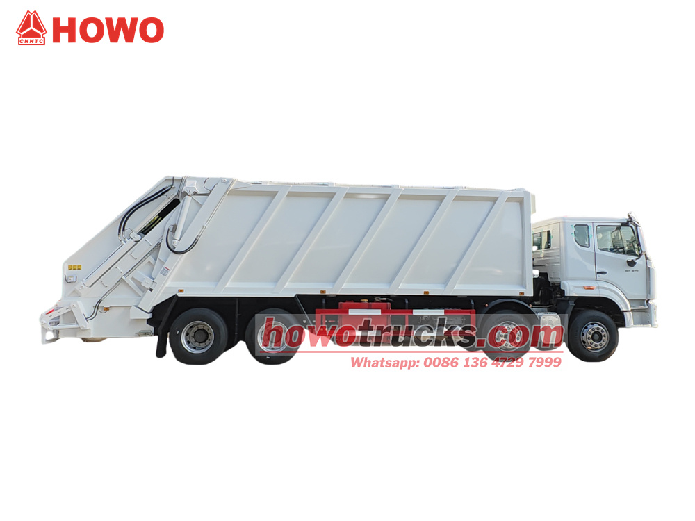 HOWO NX371 30CBM rear loader compactor 