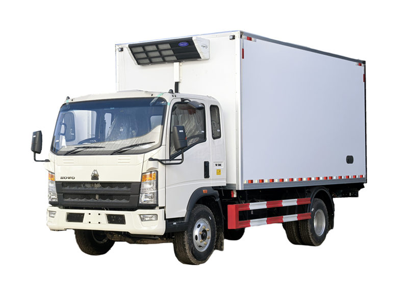 Howo freezer van truck