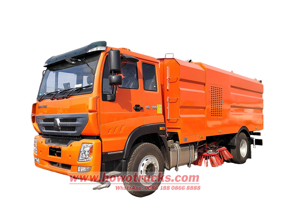 Howo 4x2 RHD road sweeper truck Howo 4x2 RHD road sweeper truck