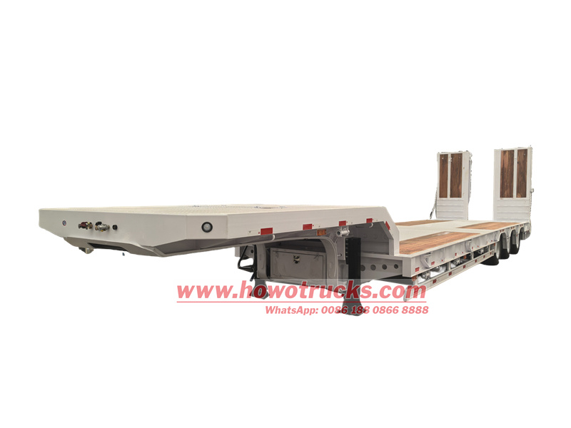 Lowbed semitrailer for export Lowbed semitrailer for export
