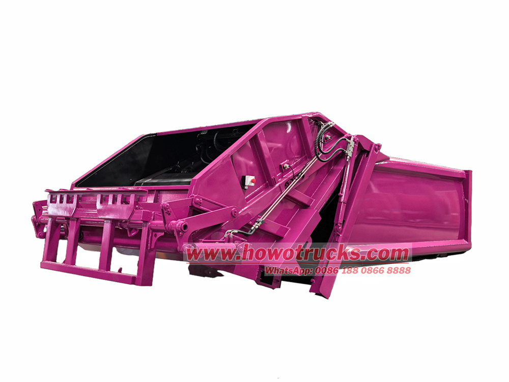 HOWO garbage compactor truck upper body