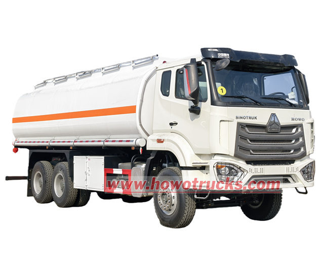 howo 6x4 drive oil tanker truck