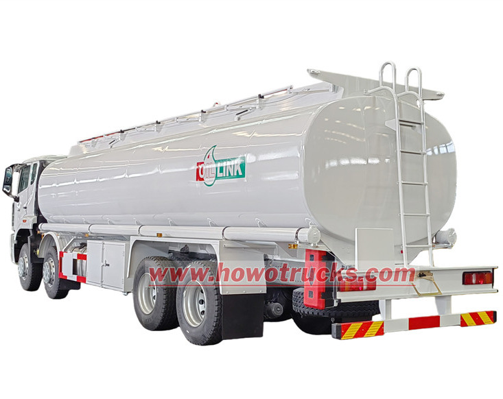 howo 8x4 drive refuel tanker truck