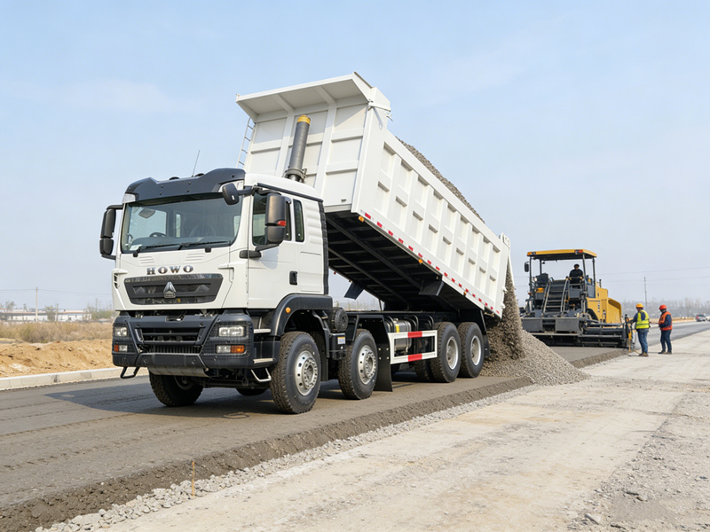 Howo 8x4 30-ton dump truck