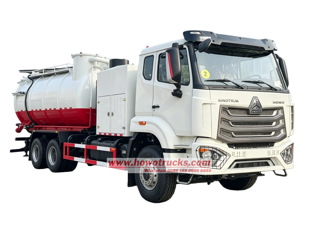 HOWO NX sand vacuum tanker truck