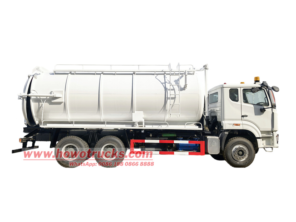 HOWO 6x4 septic tank suction truck