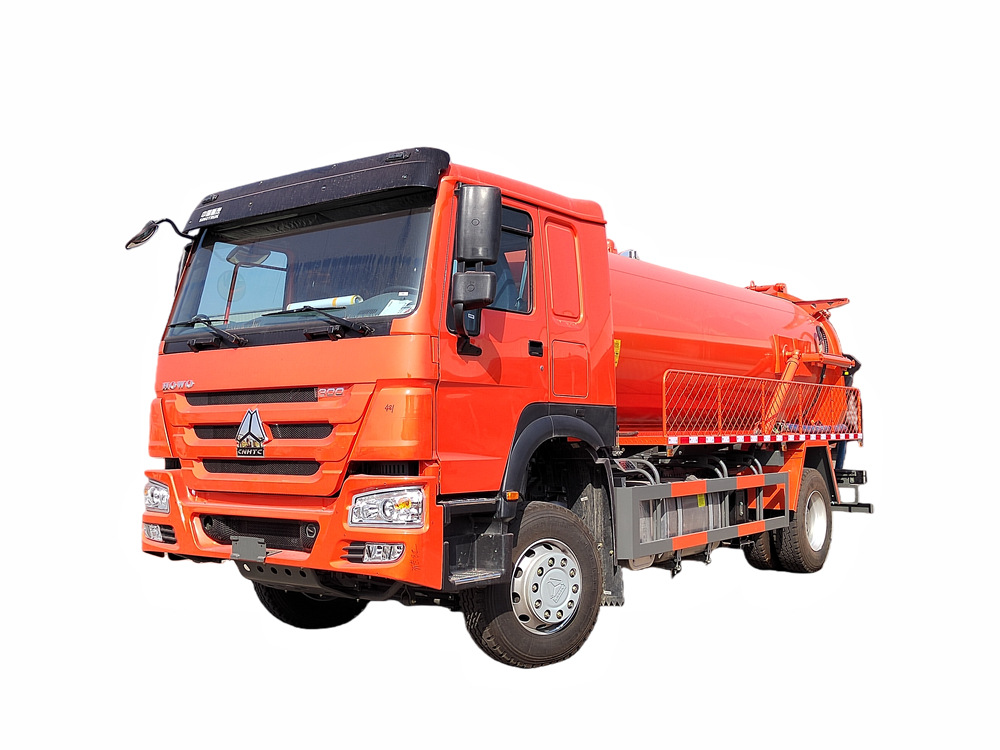 HOWO 4X2 HW76 12CBM sewage tank truck