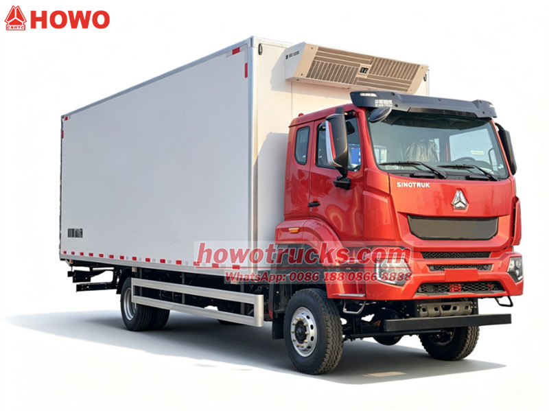 HOWO freezer van truck