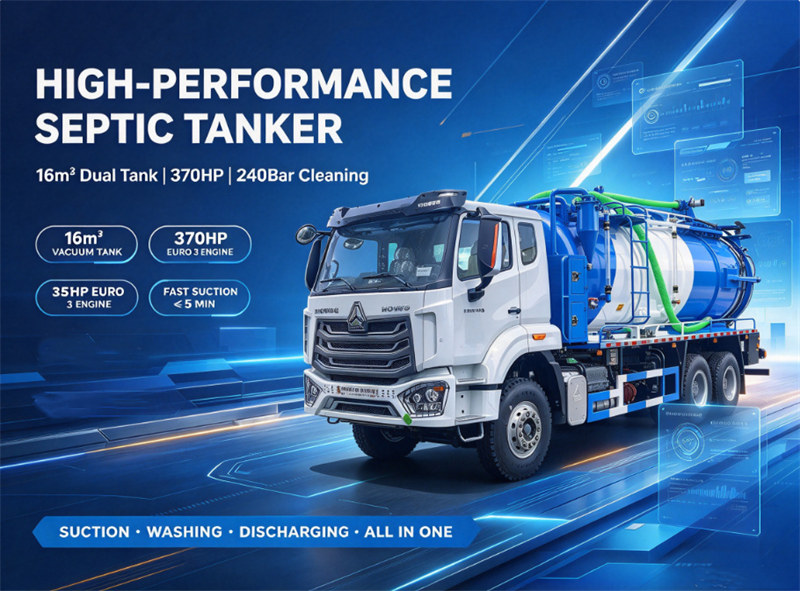 HOWO NX cleaning sewage tank truck